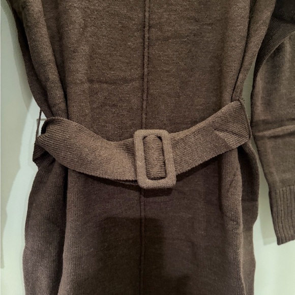 Fate Mocha Knit Sweater Dress - Picture 2 of 6